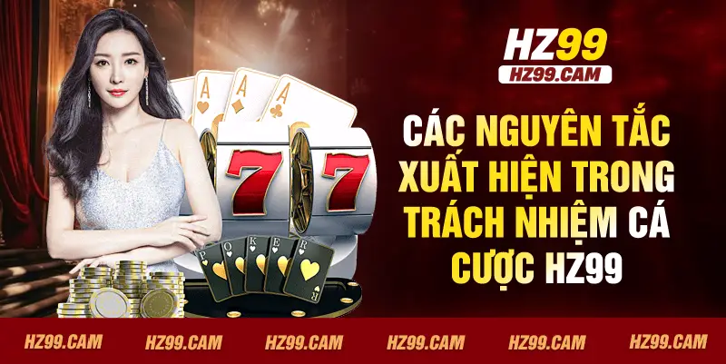 Các nguyên tắc xuất hiện trong trách nhiệm cá cược HZ99
